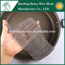 Baoding Baina chainmail scrubber/cast iron cleaner/pan cleaner cleaner